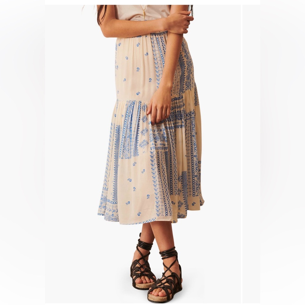 ba&sh Ionder Print Tiered Skirt Size XS Worn twice, great condition!